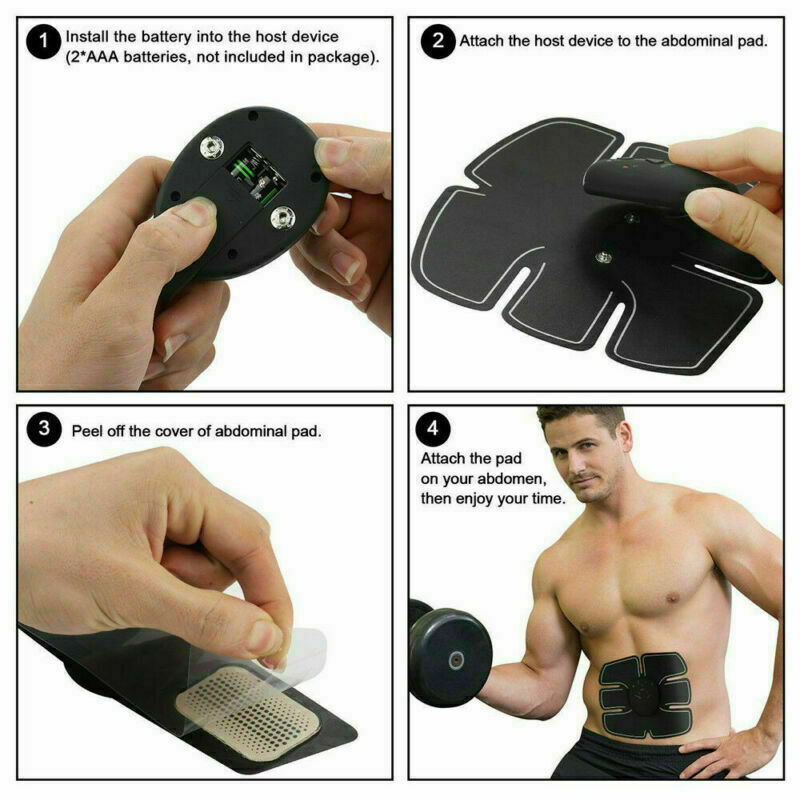 Electric Muscle Toner Machine ABS Toning Belt Simulation Fat Burner Belly Shaper - Image 6