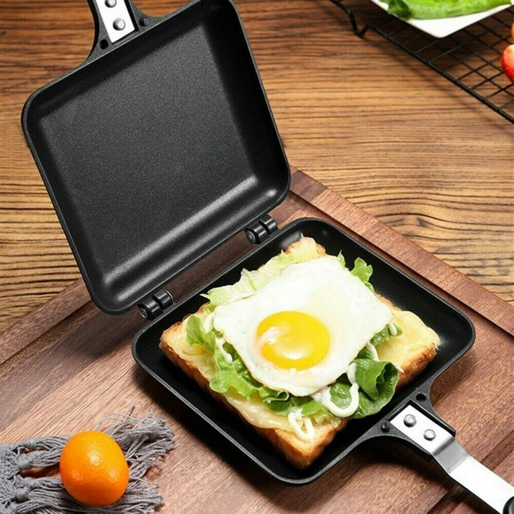 Sandwich Toastie Maker Toaster Machine Breakfast Non-stick Camping Stove Toaster - Image 10
